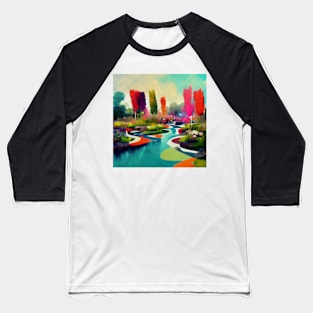 psychedelic river 04 Baseball T-Shirt